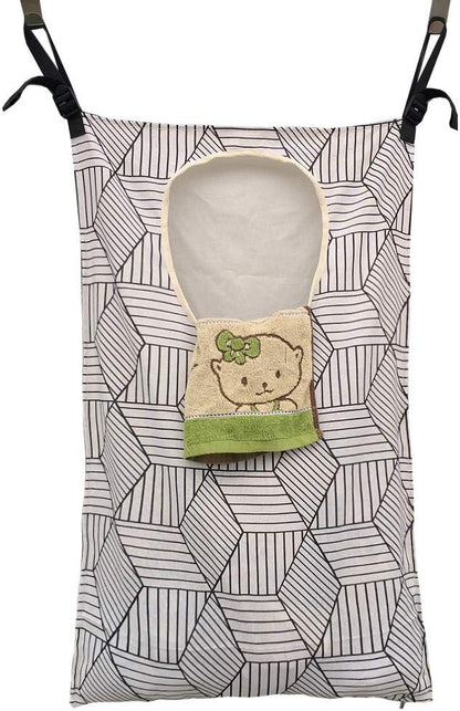HDHYK Adjustable Space Saving Door Hanging Laundry Hamper