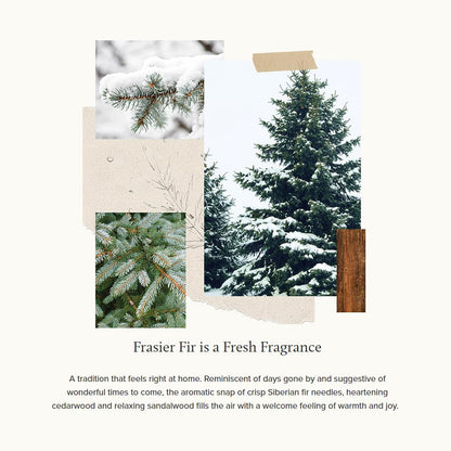 Thymes Pura Refills – 2 Pack of Oil Diffuser Scents – Long-Lasting Pura Diffuser Refills – Premium Home Fragrance – Notes Siberian Fir Needles, Cedarwood & Sandalwood (Frasier Fir, Pack of 2)