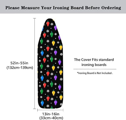 Heavy Duty Ironing Board Cover and Pad Thick Stain Resistant Padding Scorch &