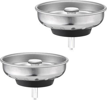 2 Pack Kitchen Sink Strainer and Stopper Combo