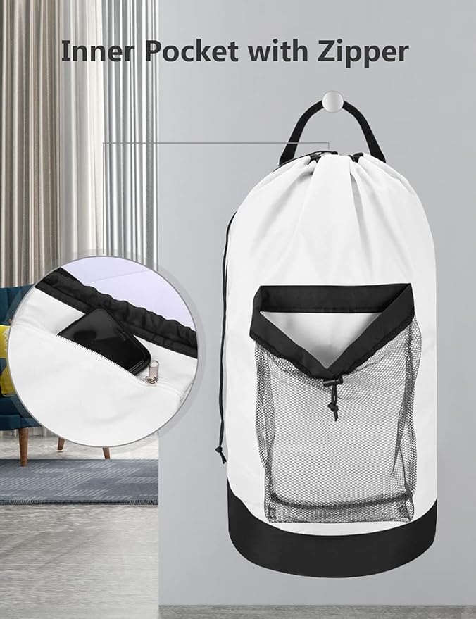 Dalykate Backpack Laundry Bag, Laundry Backpack