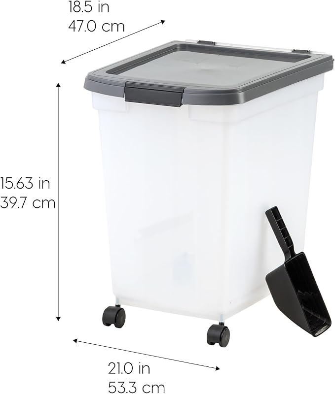 IRIS USA Dog Food Storage Container 50 lbs,