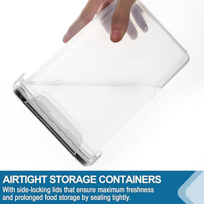 VERONES Large Tall Airtight Food Storage Containers, 10 PACK Plastic Airtight