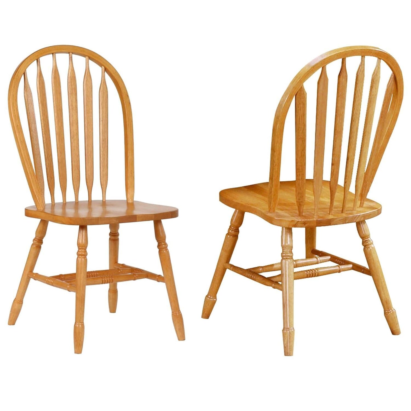 Sunset Trading Oak Selections Dining Chair, 38", Light Finish