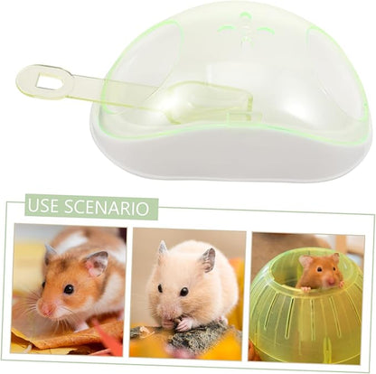 YARNOW 1set Hamster Bathing Container Sand Bath Kit for Hamsters Chinchilla Dust Bath Compact Pet Supply