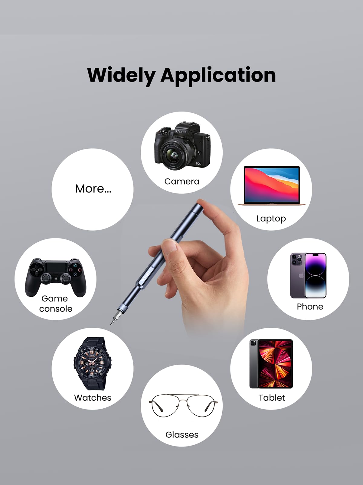 Wesdut 49-in-1 Small Screwdriver Set, [Super Durable] Tiny Torx Screwdriver Fits All Ring Doorbell, Precision Magnetic Mini Repair Tool Kit for Watch, Laptop, Eyeglass, Camera, Men Gift Screw Driver