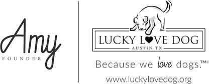 Lucky Love Dog Martingale Dog Collar - Adjustable, No-Slip, Durable, & Soft Webbing Collar for Male and Female Dogs Ideal for Training & Walking - Nacho, Large