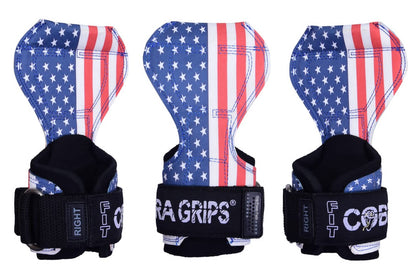 Cobra Grips PRO Weight Lifting Gloves Heavy Duty Straps Alternative Power Lifting Hooks for Deadlifts Adjustable Neoprene Padded Wrist Support Bodybuilding