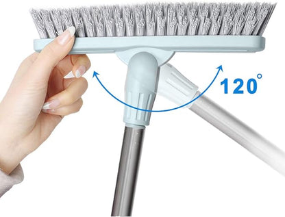 Affogato Floor Scrub Brush Bathroom Long Handle Bathtub Push Broom Shower Tile
