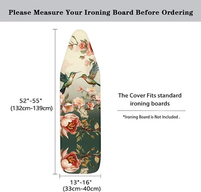 Hummingbird Floral Ironing Board Cover