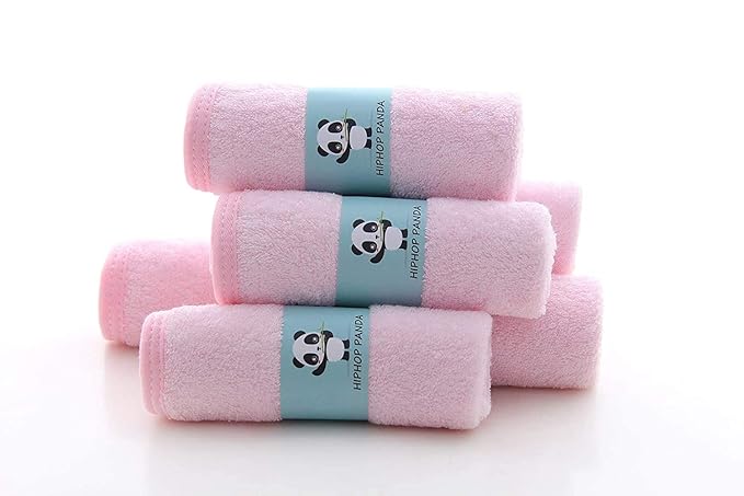 HIPHOP PANDA Baby Washcloths, Rayon Made from Bamboo