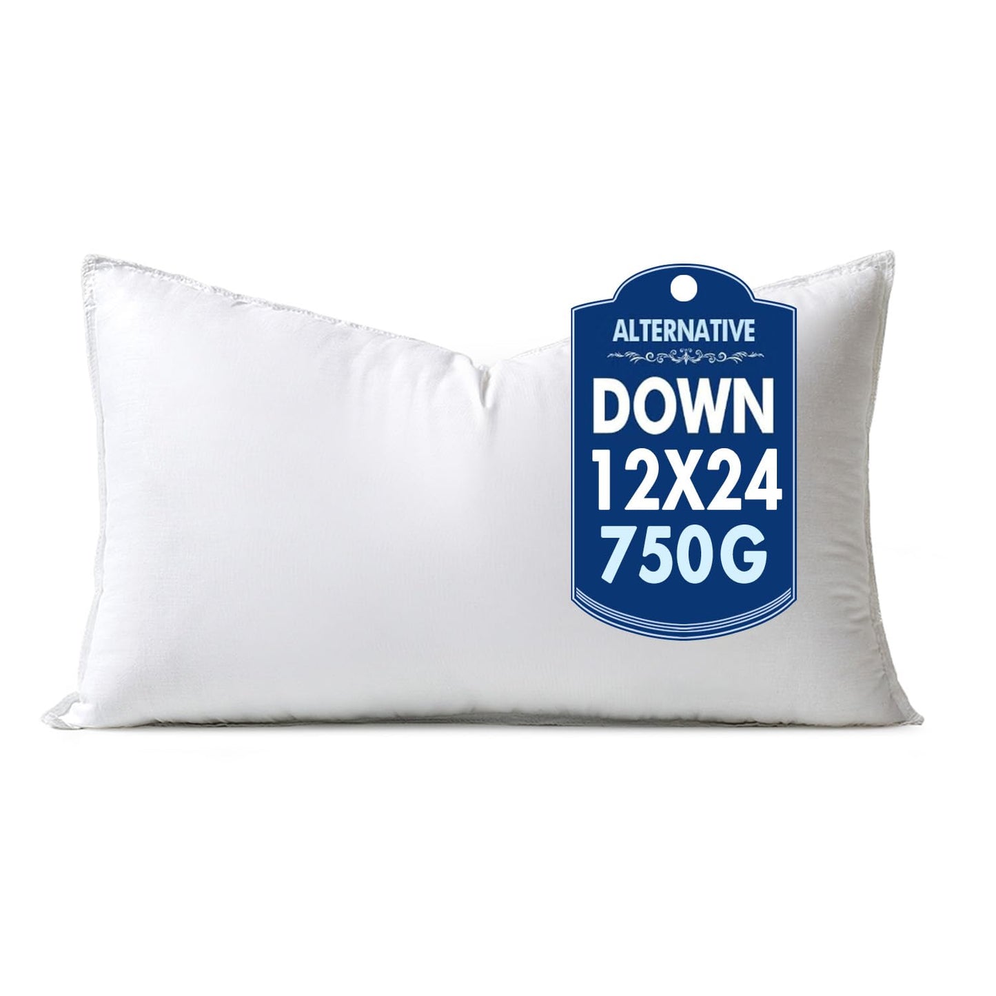 MIULEE 24x24 Down Alternative Pillow Insert Euro Decorative Throw Pillow 24 x 24 Inch Body Bed Sleeping Ultra Soft Fluffy Form for Sofa Couch Bed