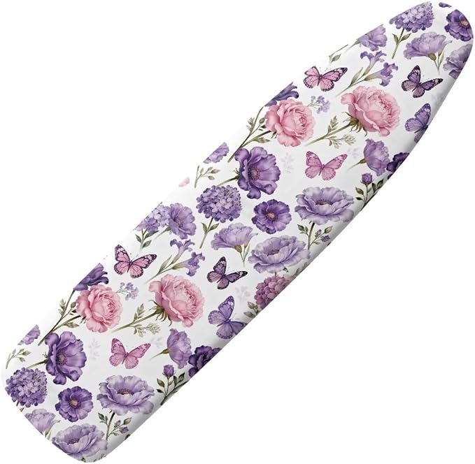 Butterfly Rose Flower Iron Board Cover