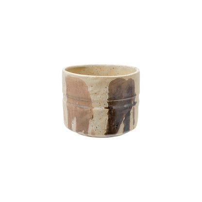 Creative Co-Op Stoneware Planter in Reactive Glaze, Multicolor
