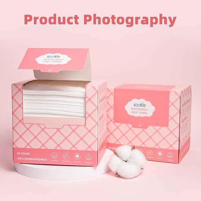 Disposable Face Towels, Makeup Remover Dry Wipes