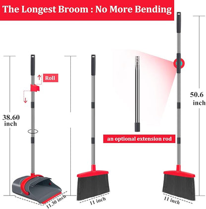 Broom and Dustpan Set, Broom