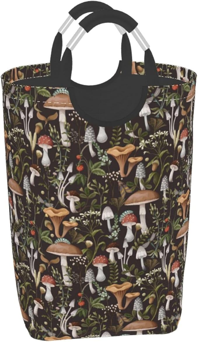 Mushrooms Berries Laundry Basket