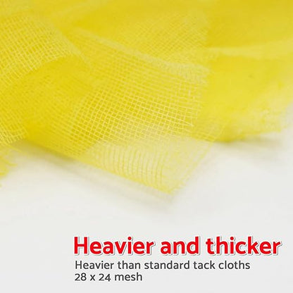 S&F STEAD & FAST Tack Cloth, Heavy Duty High Density 28×24 Mesh, Tack Cloths