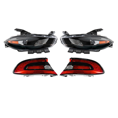 TRQ Lighting Kit Compatible with 2013-2016 Dodge Dart, Model LKA82955