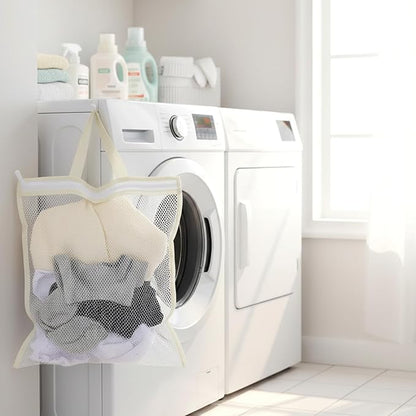 2 Pcs Hanging Laundry Bag Small Mesh Laundry Bag