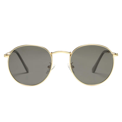 Pro Acme Small Round Metal Polarized Sunglasses for Women Retro Designer Style