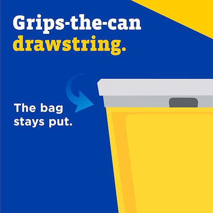 CloroxPro Glad ForceFlex Tall Drawstring Trash Bags, 13 Gal, 100 Ct