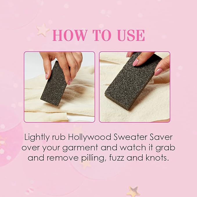 Hollywood Fashion Secrets Sweater Pill Remover Stone – Sweater Stone