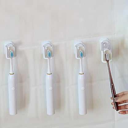 4Pack Toothbrush Holder Wall Mounted