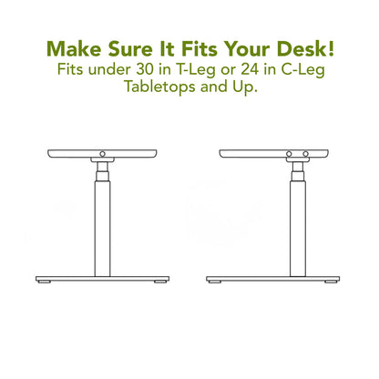 PERFECT POSTURE Max Under Desk Storage Drawer – Large Desk Drawer with Lock for Regular & Sit-Stand Standing Desks, White (19.3" x 10")