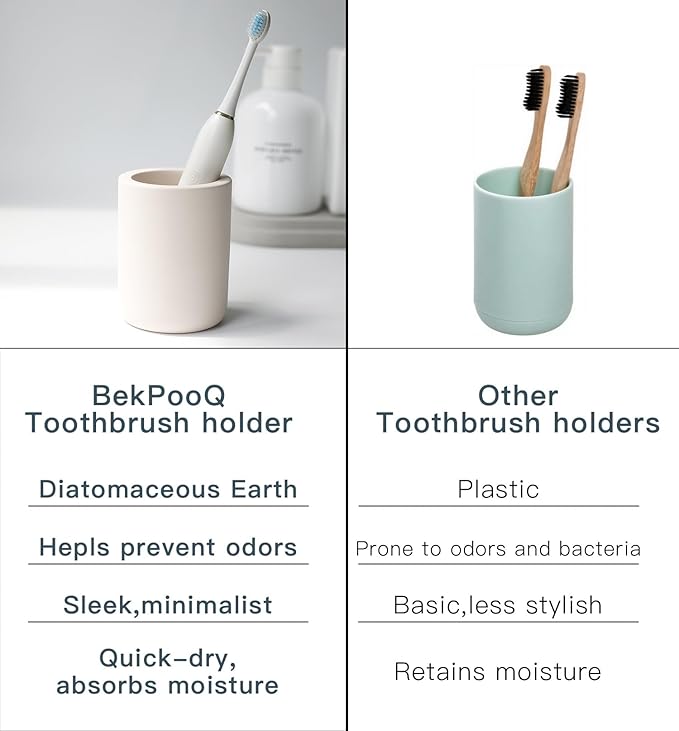 Nature Diatomite Toothbrush Holders