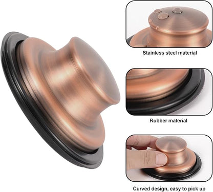 RQYEKDO Kitchen Sink Strainers Sink Stopper Kits, Stainless Steel Sink Drain