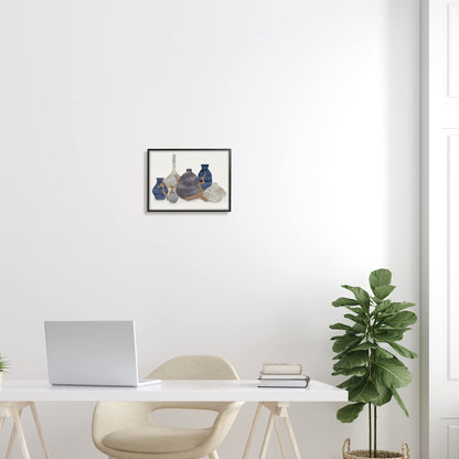 Stupell Industries Ornate Vase Still Life Leaning Driftwood Branches Framed Wall Art, Design By Ziwei Li