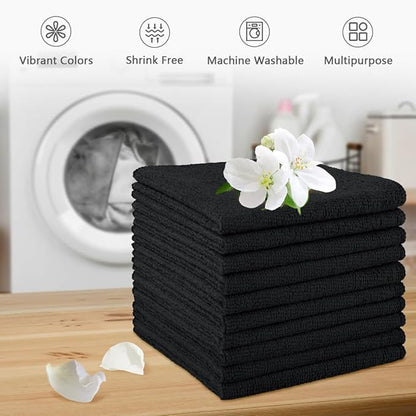 Orighty Washcloths, 20 Pack Microfiber Face Towels, Highly Absorbent and Soft