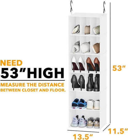 SpaceAid 2 Pack Hanging Closet Organizer and Storage