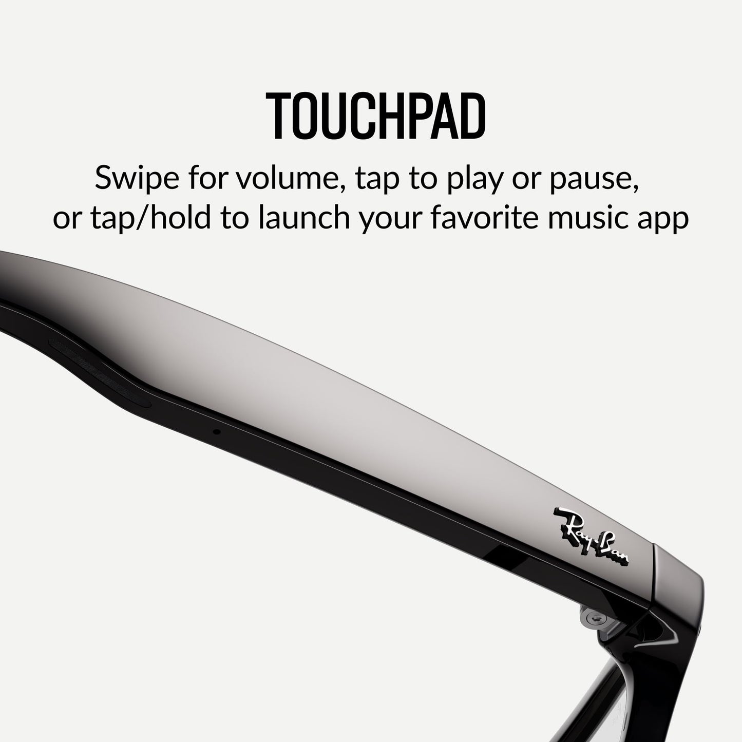 Meta Ray-Ban Glasses, Wayfarer, Shiny Black | 12 MP ultra-wide camera for HD photos and video — Open Ear Speakers for music, podcasts and more AI for voice commands and personalized experiences