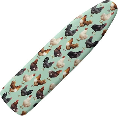 Rooster Ironing Board Cover Heat Reflective Stain Resistant Ironing Board Covers