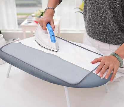 SheeChung 12.5"x32" Small Table Top Ironing Board Cover and Pad, Fits Mini