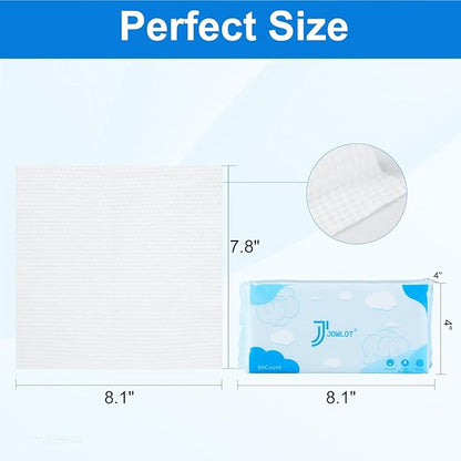 Disposable Face Towels, Dry Wipes Face Tissues Towelettes