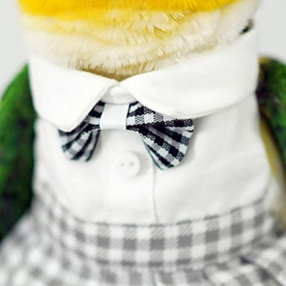 Bird Costume Bird Diaper Flight Suit Cute JK Dress Dress Skirt Clothes Cosplay Photo Prop for Parrots Macaw Cockatoo (with Diaper,L)