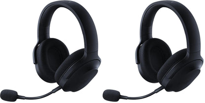 Razer Barracuda X Wireless Gaming & Mobile Headset (PC,PlayStation,Switch 2,Android,iOS): 2.4GHz Wireless + Bluetooth - Lightweight - 40mm Drivers - Detachable Mic - 50 Hr Battery - Black,(Pack of 2)