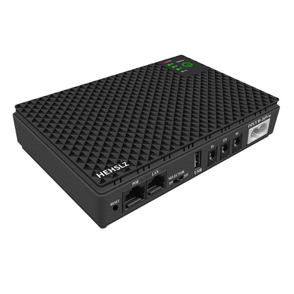 HEHSLZZ Mini UPS DC 10400mAh Battery Backup & Surge Protector Uninterruptible Power Supply for Router Modem USB Mini UPS 5V/9V/12V DC10400 Security Camera, Smartphones