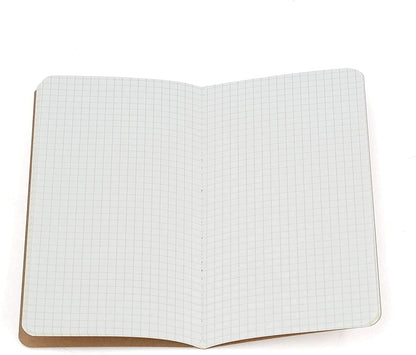 WANDERINGS A5 Grid Travelers Notebook Insert / A5 Journal Refill | 5.5 x 8.3 (14cm x 21cm) | 3 Booklets, 240 Pages | Travelers Notebook Refills for Journals, Diaries, Planners