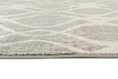 LUXE WEAVERS Diana Collection 1817 Dark Grey 8x10 Geometric Area Rug