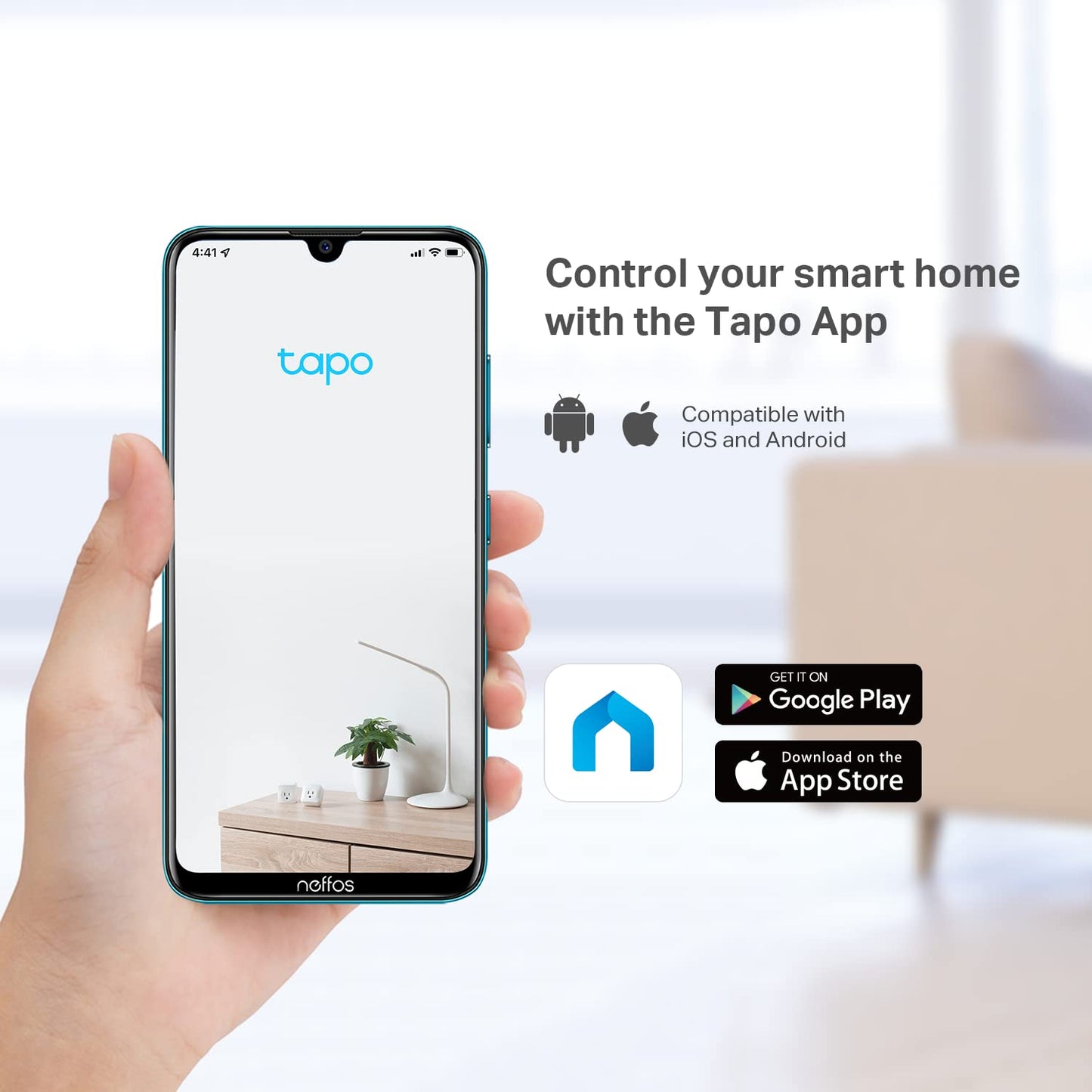 TP-Link Tapo 2K Indoor Security Camera for Baby Monitor, Dog Camera w/Motion Detection, 2-Way Audio Siren, Night Vision, Cloud & SD Card Storage(Up to 256 GB), Works w/Alexa & Google Home(Tapo C110)