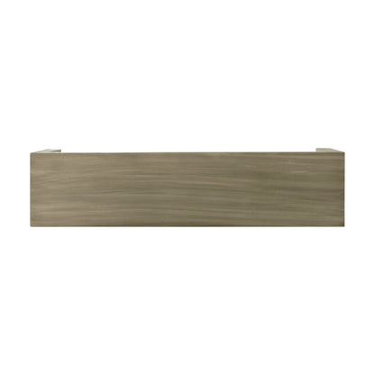 Merax 63 Inch Wood Dining Bench, Solid Acacia Wood Entryway Bench, Wooden Farmhouse Bench for Dinner Table, Kitchen, Bedroom, Living Room, Plants, Easy Assembly, Grey+Taupe