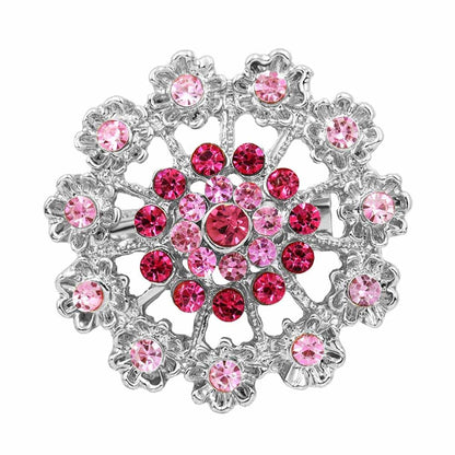 Ezing 12pcs Lot Crystal Brooch for Wedding Bouquet (G)