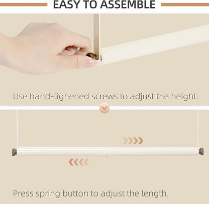 STORAGE MANIAC Adjustable Closet Rod Extender