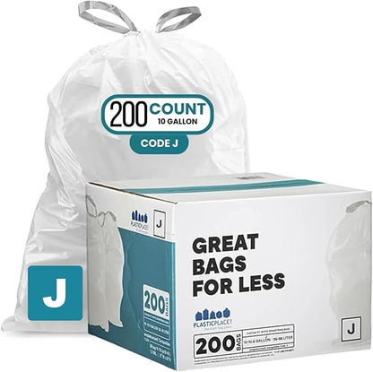 Plasticplace Custom Fit Trash Bags Compatible