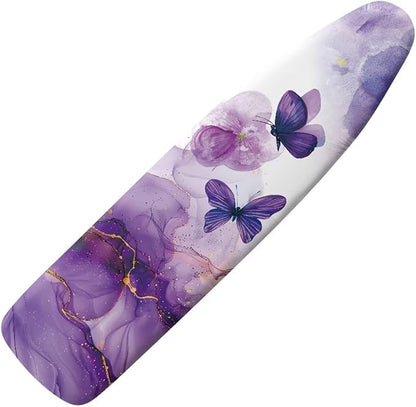 Purple Butterfly Ironing Board Cover Marble Iron Board Cover Protector Novelty