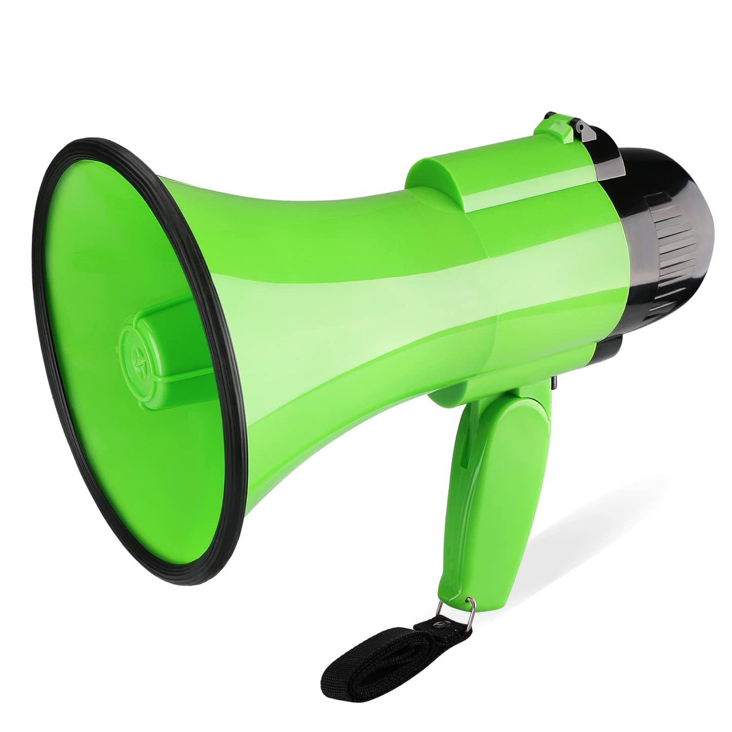 MGROLX Portable Megaphone Bullhorn-Loud Speaker with Siren/Alarm-Music Mode-30 Watt Power & 800 Yard Range-Volume Control-Powerful and Lightweight-for Cheerleading, Coach, Football, Baseball-Green
